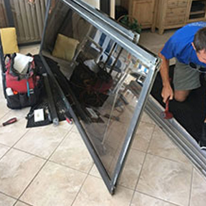 sliding glass door frame repair Selma